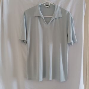 Theory Johny Collar Pique Shirt Made in USA